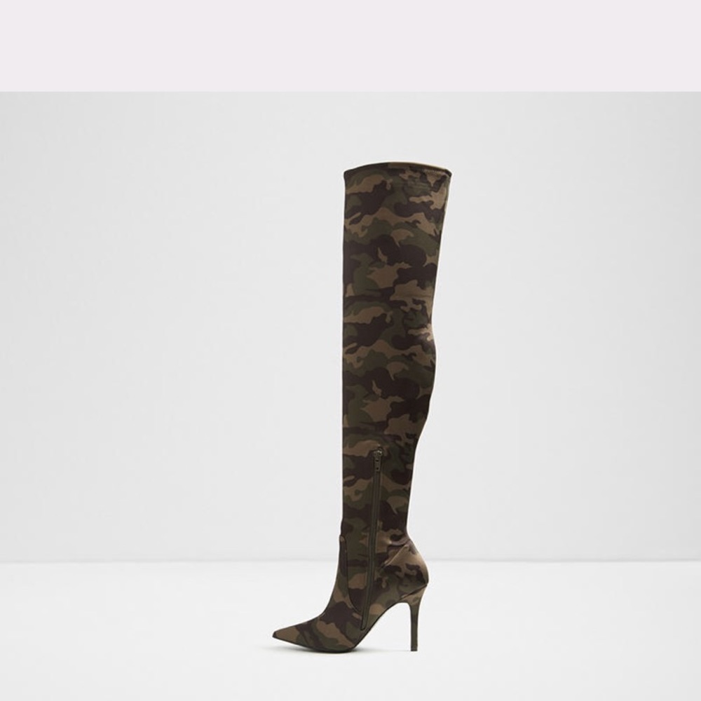 Aldo Sailors camo over the knee boots